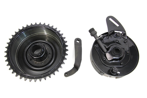 45 inch Rear Brake Drum and Backing Plate Assembly - V-Twin Mfg.