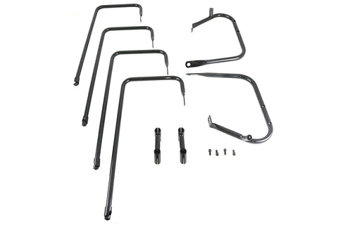 Black Saddlebag Rail - V-Twin Mfg.