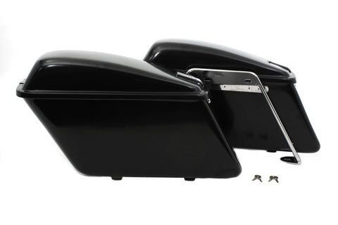 Replica Saddlebag Set Black - V-Twin Mfg.