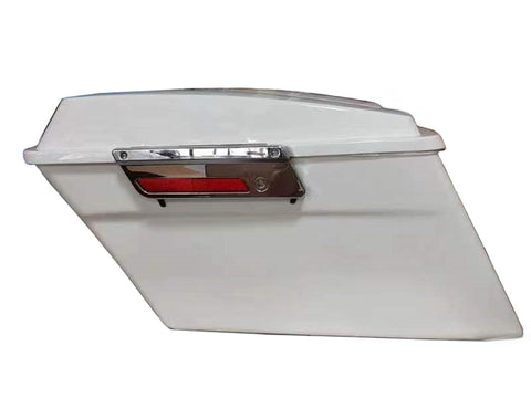 Saddlebag Kit White - V-Twin Mfg.