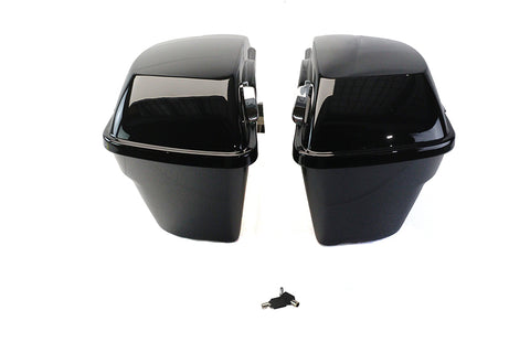 Saddlebag Kit Black - V-Twin Mfg.