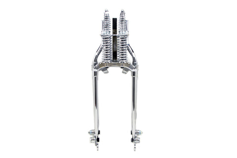 18 inch Inline Spring Fork Assembly Chrome - V-Twin Mfg.