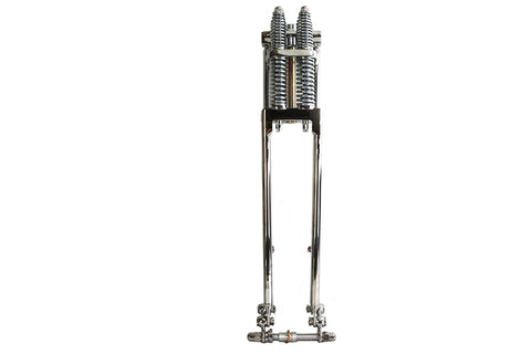 D+D Narrow Spring Fork Assembly Chrome 23 inch - V-Twin Mfg.