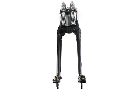 18 inch Tedd Narrow Spring Fork Assembly Black - V-Twin Mfg.