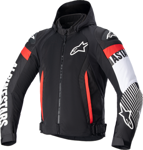 ALPINESTARS Zaca Air Jacket - Black/White/Red - Large 3306423-1231-L