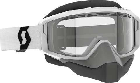 SCOTT Primal Snow Cross Goggle - White - Clear 278606-0002043