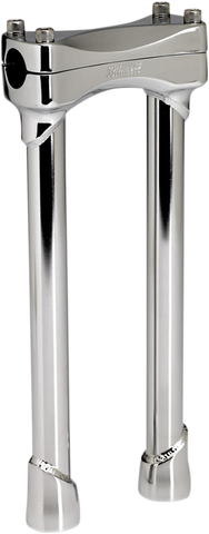 BILTWELL Risers - Murdock - 12" - Chrome 6403-105-12