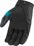 ICON Hooligan™ Munchies Gloves - Teal - Medium 3301-4797