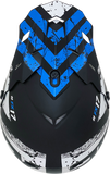 AFX FX-17Y Helmet - Attack - Matte Black/Blue - Large 0111-1410