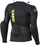 ALPINESTARS Youth Bionic Plus Protection Jacket - Black/Fluo Yellow - Large/XL 6545620-155-LXL
