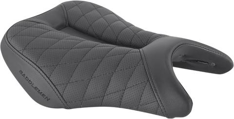 SADDLEMEN Track Seat - Lattice Stitch - Black - GSX '18-'20 0810-S075