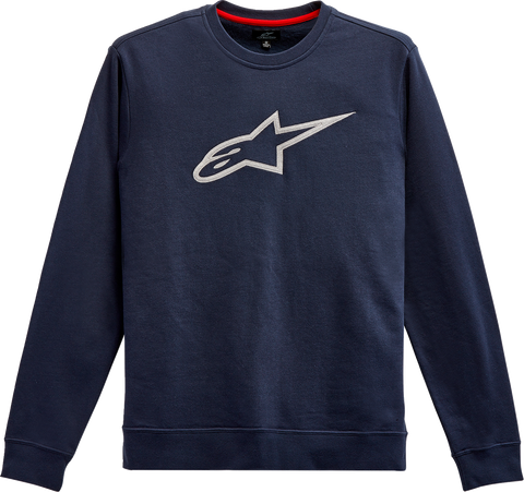 ALPINESTARS Ageless Crew Fleece - Navy/Grey - Large 1212513227011L