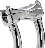 BILTWELL Risers - Murdock - Oversized - Pullback - 10" - Chrome 6414-105-10