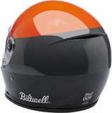 BILTWELL Lane Splitter Helmet - Gloss Podium Orange/Gray/Black - 2XL 1004-550-106