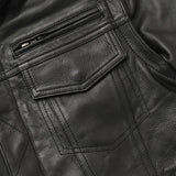 Nightstrike Men’s Motorcycle Leather Jacket