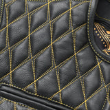 Tactical Emerald Men’s Motorcycle Leather Vest