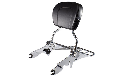 Chrome Sissy Bar and Rack - V-Twin Mfg.