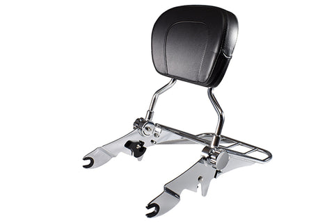 Chrome Sissy Bar and Rack - V-Twin Mfg.