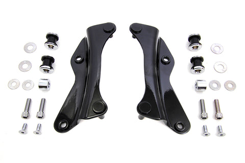 Detachable 4 Point Docking Hardware Kit Black - V-Twin Mfg.