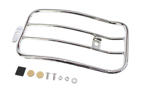 7 inch Solo Luggage Rack Chrome - V-Twin Mfg.