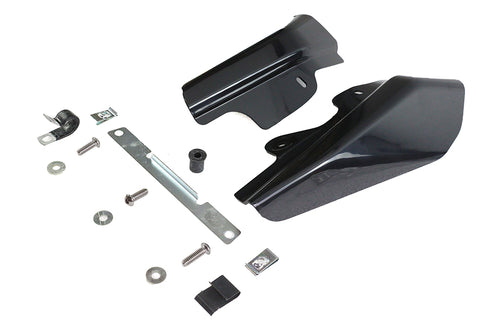 Mid Frame Cover Air Deflector Kit Black - V-Twin Mfg.