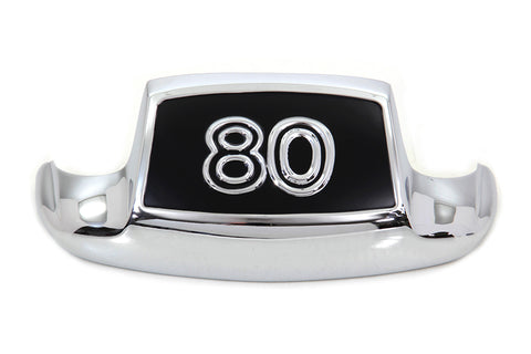 Chrome Front Fender Tip  inch80 inch with Inlay - V-Twin Mfg.