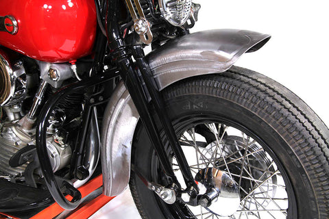 Raw Spring Fork Front Fender - V-Twin Mfg.