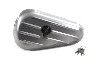 Oval Right Side Raw Tool Box - V-Twin Mfg.