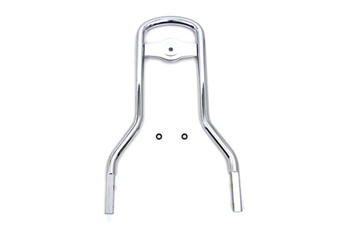 14-1/2 inch Mini Medallion Style Sissy Bar Upright Chrome - V-Twin Mfg.