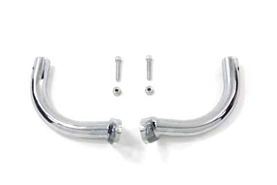 Chrome Saddlebag Guard Eliminator Brackets - V-Twin Mfg.