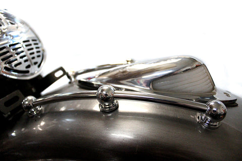 Chrome Front Fender Rail Trim Kit - V-Twin Mfg.