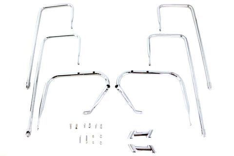 Saddlebag Guard Kit Chrome - V-Twin Mfg.