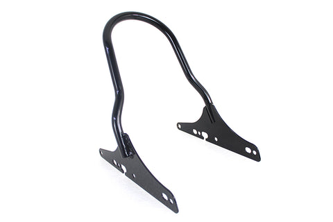 10-1/4 inch Low Profile One Piece Sissy Bar Black - V-Twin Mfg.