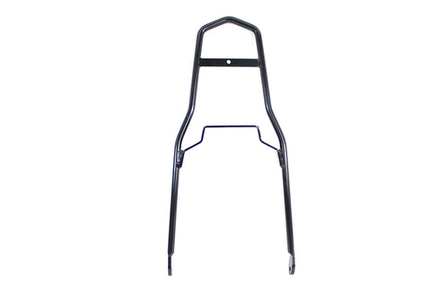 24 inch Round Sissy Bar Flat Fender Style Black - V-Twin Mfg.