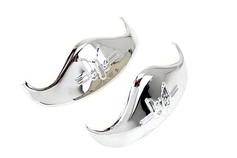 Chrome Rocket Fender Tip Set - V-Twin Mfg.