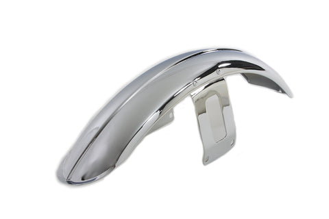 Chrome Front Fender with Chrome Bracket - V-Twin Mfg.