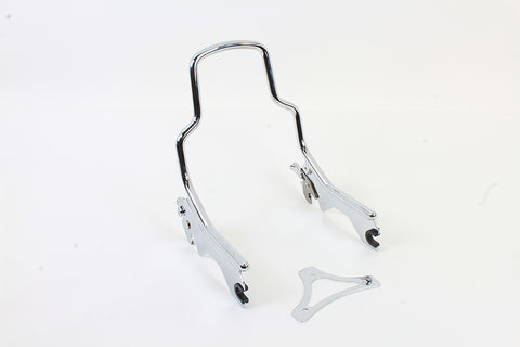 8-1/2 inch Short Detachable Sissy Bar Chrome - V-Twin Mfg.