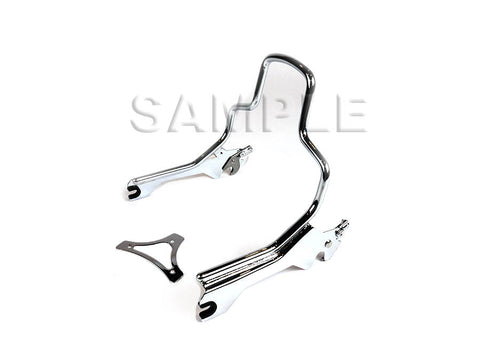 8-1/2 inch Short Detachable Sissy Bar Chrome - V-Twin Mfg.