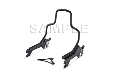 8-1/2 inch Short Detachable Sissy Bar Gloss Black - V-Twin Mfg.