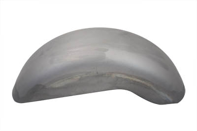Rear Fender Round Profile Smooth Pro Stretch Raw Steel - V-Twin Mfg.