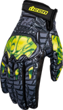 ICON Hooligan Outbreak™ Gloves - Green - 2XL 3301-4657