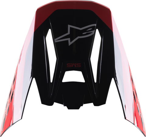 ALPINESTARS SM5 Visor - Beam - Black/Gray/Red 8983622-1333