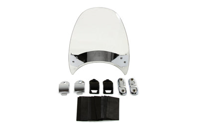 Flyscreen Windshield with Light Grey Tint - V-Twin Mfg.