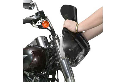 Wave Q R Windshield with Dark Tint - V-Twin Mfg.