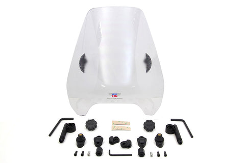 Clear Deflector Windshield - V-Twin Mfg.
