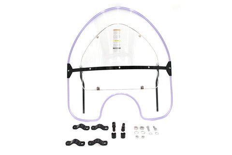 National Cycle Spring Fork Windshield Clear - V-Twin Mfg.