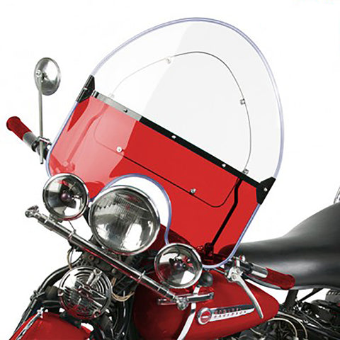 National Cycle Spring Fork Windshield Red - V-Twin Mfg.