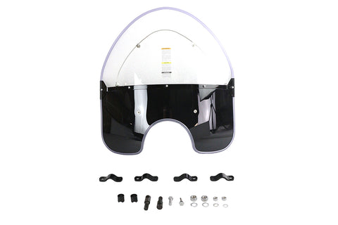 National Cycle Spring Fork Windshield Black - V-Twin Mfg.