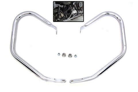 Chrome Rear Frame Bar Set - V-Twin Mfg.