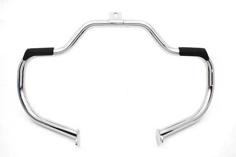 Chrome Front Engine Bar with Footpeg Pads - V-Twin Mfg.